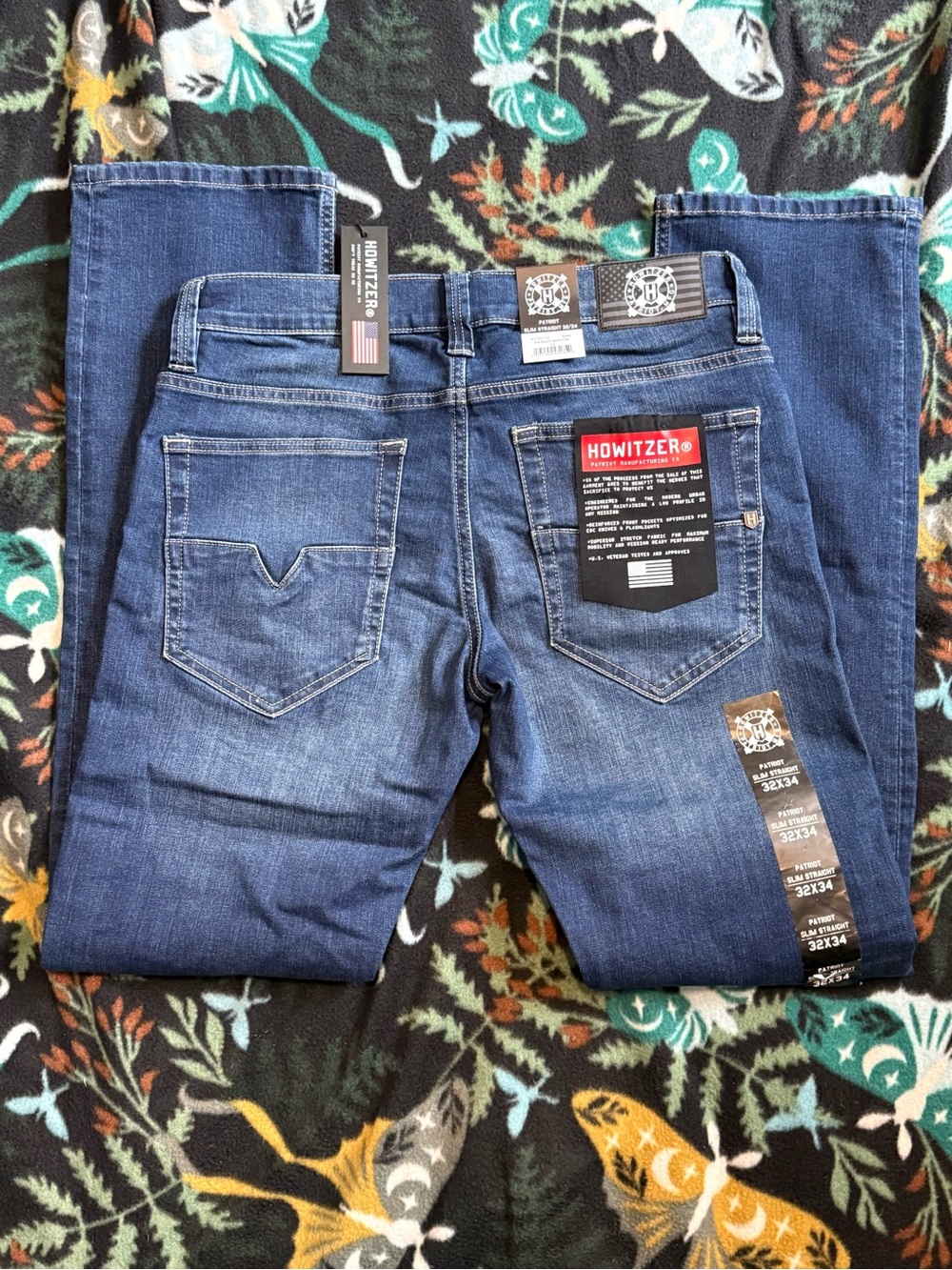 Howitzer Patriot Slim Straight Tactical Jeans Men’s 32x34 NWT